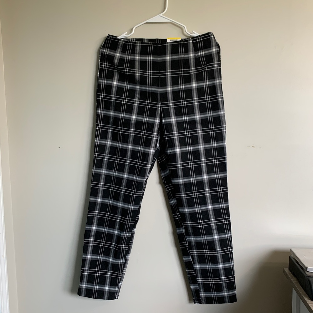 Plaid Time and Tru High Rise Skinny Pants Size 12